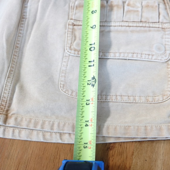 Hudson Denim Mini Skirt Women Sz 26 Yellow 100% Cotton Pocket Summer NWT - Picture 9 of 11